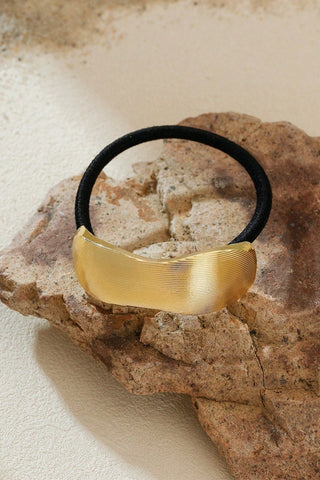 Skinny Gold Elastic Hair Tie