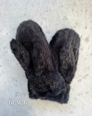 Assorted Faux Fur Mittens