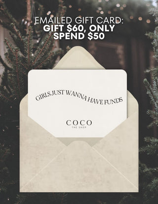 EMAILED Gift Card: Give $60, Pay $50