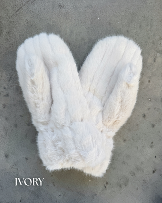 Assorted Faux Fur Mittens