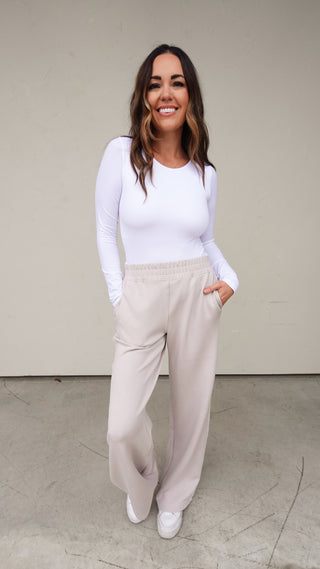 Mocha Scuba Loungewear Pant