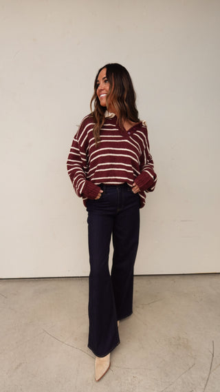 Dark Wash Relaxed Wide Leg Denim