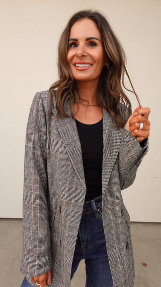 Black Ribbed Tank with Built-In Bra