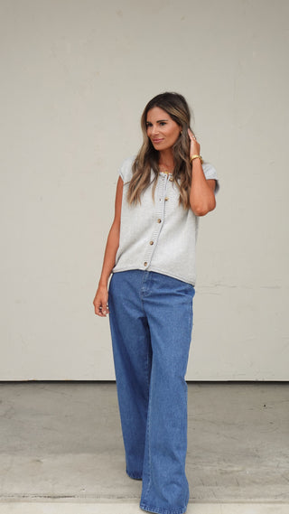 Relaxed Wide-Leg Denim