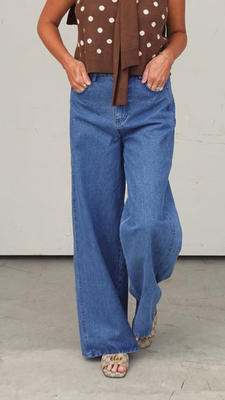 Relaxed Wide-Leg Denim