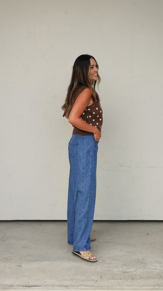 Relaxed Wide-Leg Denim