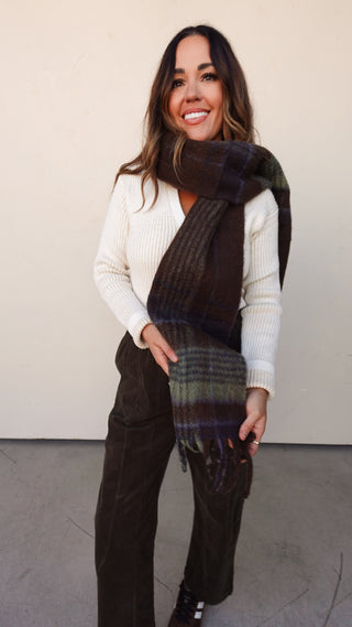 Olive Relaxed Corduroy Pants