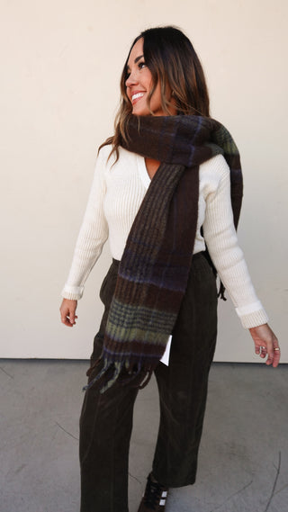 Olive Relaxed Corduroy Pants