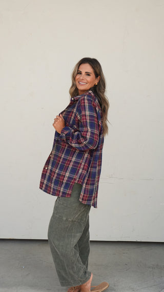 Women's olive green corduroy wide-leg drawstring pants with relaxed fit
