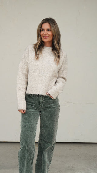 Oat Boucle Sweater
