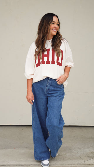 Ohio Cloud-Knit Graphic Long Sleeve
