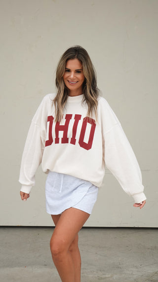 Ohio Cloud-Knit Graphic Long Sleeve