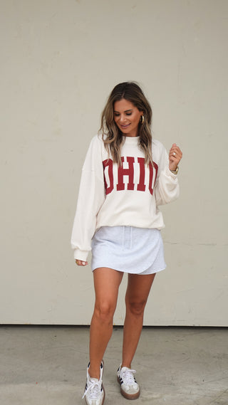 Ohio Cloud-Knit Graphic Long Sleeve
