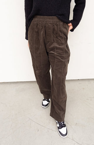 Olive Relaxed Corduroy Pants