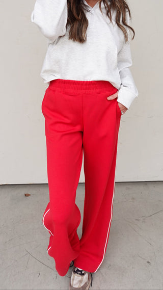 Red Scuba Loungewear Pant