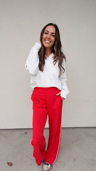 Red Scuba Loungewear Pant