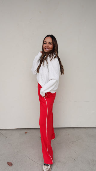 Red Scuba Loungewear Pant