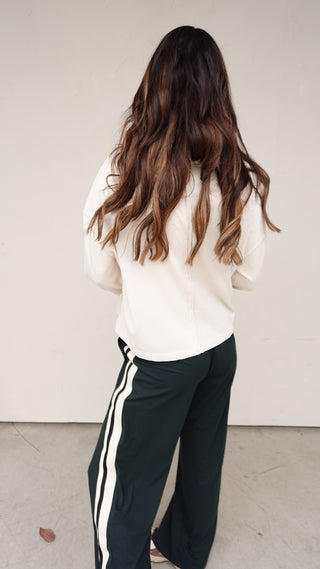 Long Sleeve Modal Tee - Warm Oat