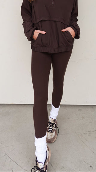 High-Waisted Buttersoft Legging - Espresso