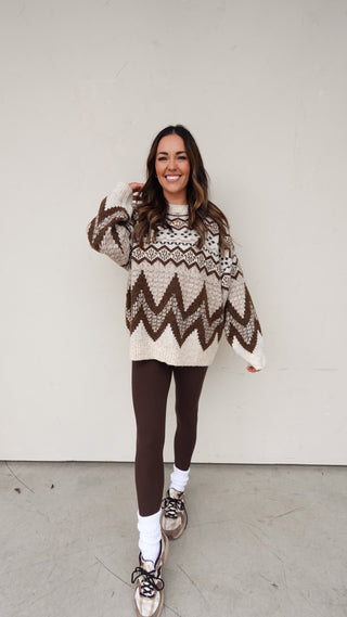 Nordic Chevron Sweater