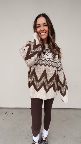 Nordic Chevron Sweater