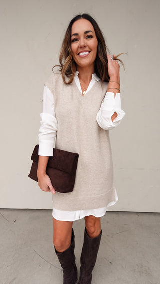 Chocolate Suede Crossbody Bag