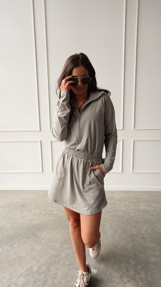 Stone buttersoft long sleeve romper fitted activewear