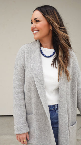 Navy Beaded Necklace
