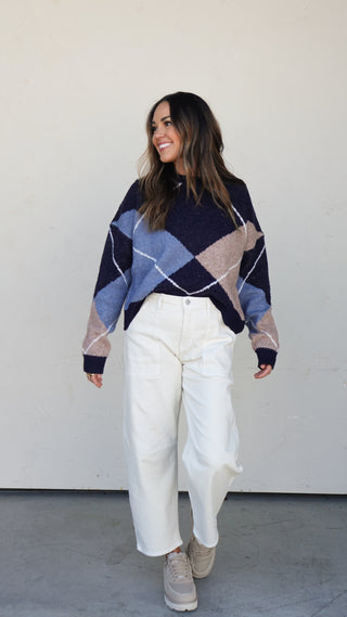 Ecru Utility Barrel Denim