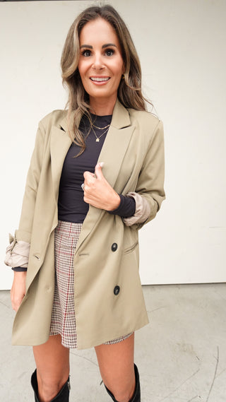 Olive Relaxed Blazer