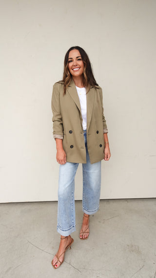 Olive Relaxed Blazer