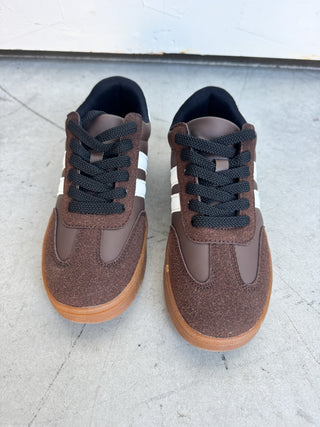 Brown Striped Sneaker