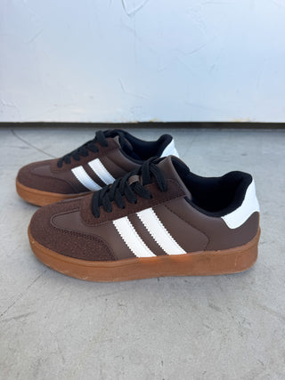 Brown Striped Sneaker