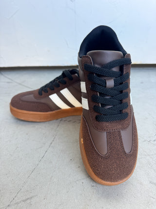 Brown Striped Sneaker