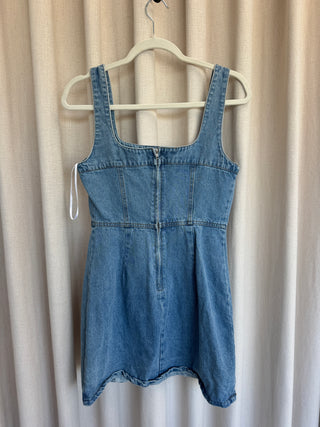 Denim Mini Dress - Small