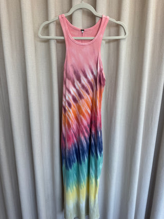 Ribbed Tie Dye Dress - Medium