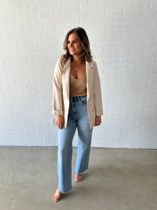 Oatmeal Tailored Blazer