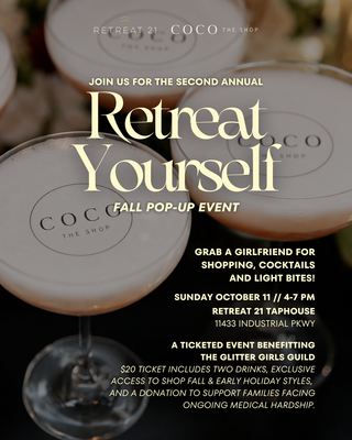 Event Ticket: Retreat Yourself Fall Sip & Shop