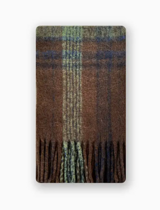 Plaid Cozy Knit Scarf