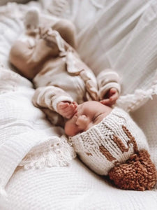 "hi" Toddler Beanie