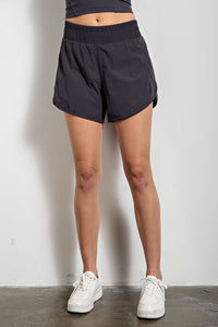 Black Active Shorts with Lining