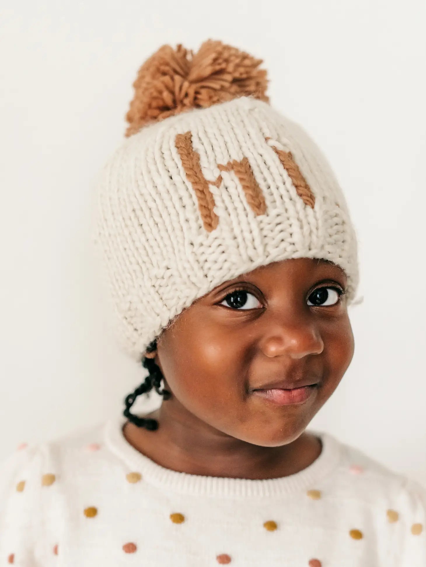 "hi" Toddler Beanie