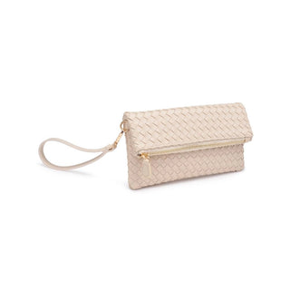 Ivory Woven Wristlet