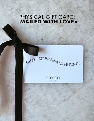 PHYSICAL Gift Card: Mailed with Love