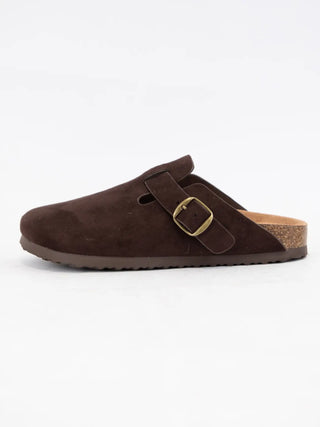 Chocolate Brown Slip-On Clogs